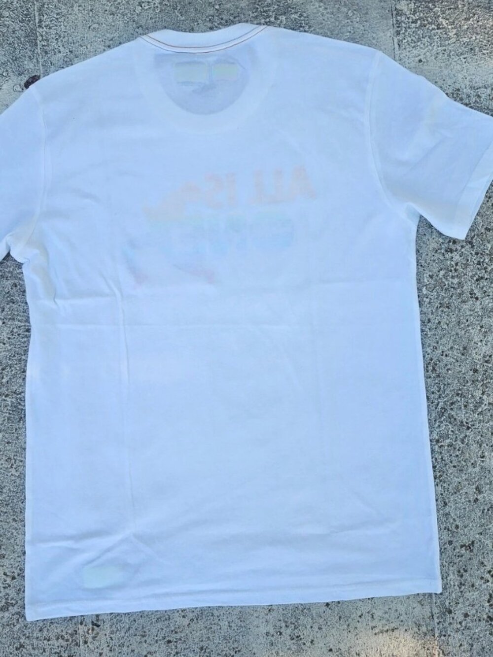 Hard Rock Men Tee Crew Neck Short Sleeve White T Shirt ALL IS ONE Size M New - Picture 5 of 9